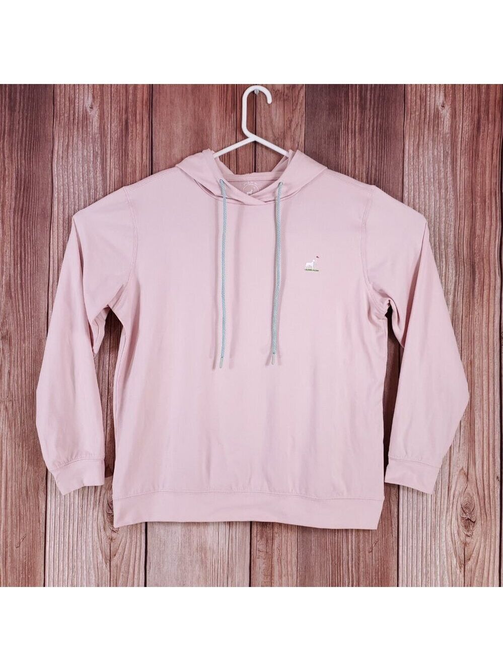 *FLAWS* Proud 90 Mens Size Medium Caribbean Coral Golf Hoodie Athleisure